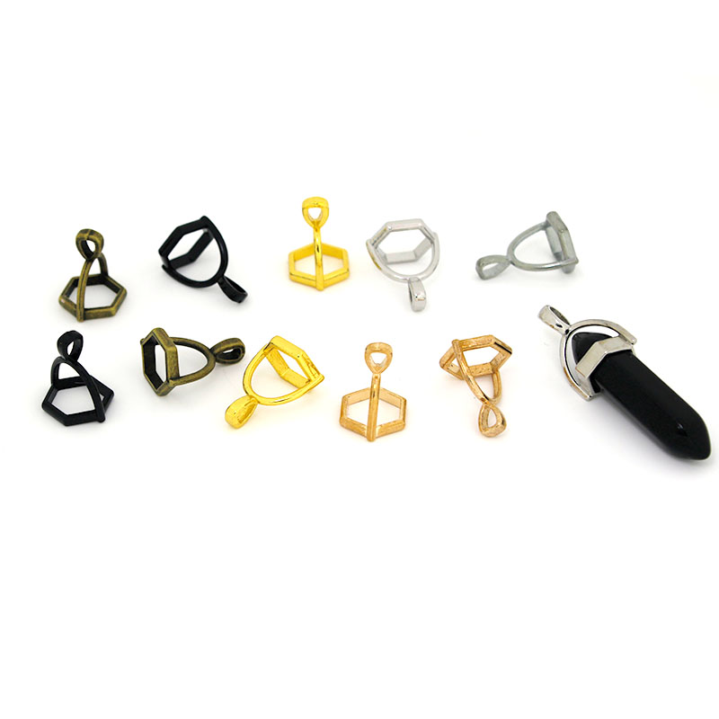 Jewelry Making Gemstones - 20 Stuks Zeshoekige Edelsteen Cap Natuursteen