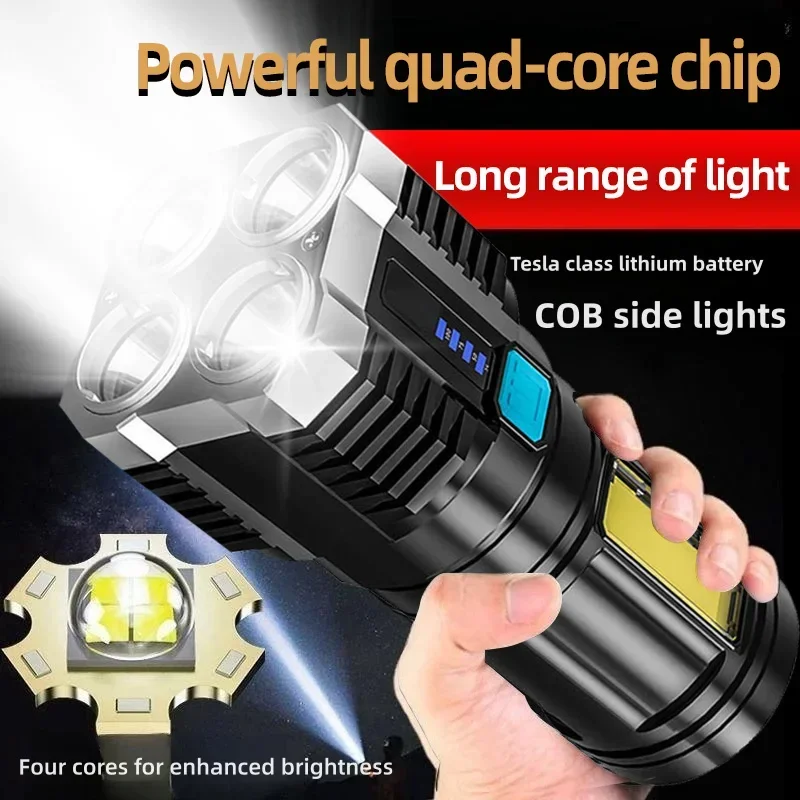 Jewelry Making Torch - Krachtige LED-zaklampen Campingzaklamp met 4 lampkralen