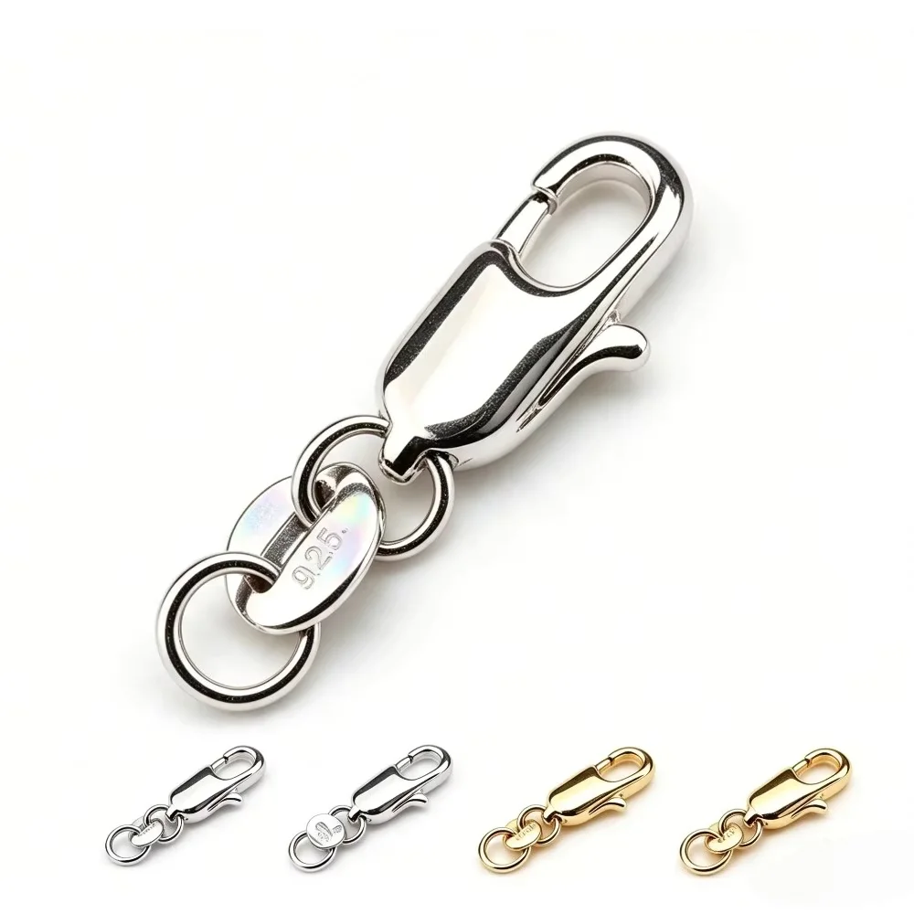 Lobster Clasp Silver - 20 stuks, verzilverde, universele, eenvoudige koperen