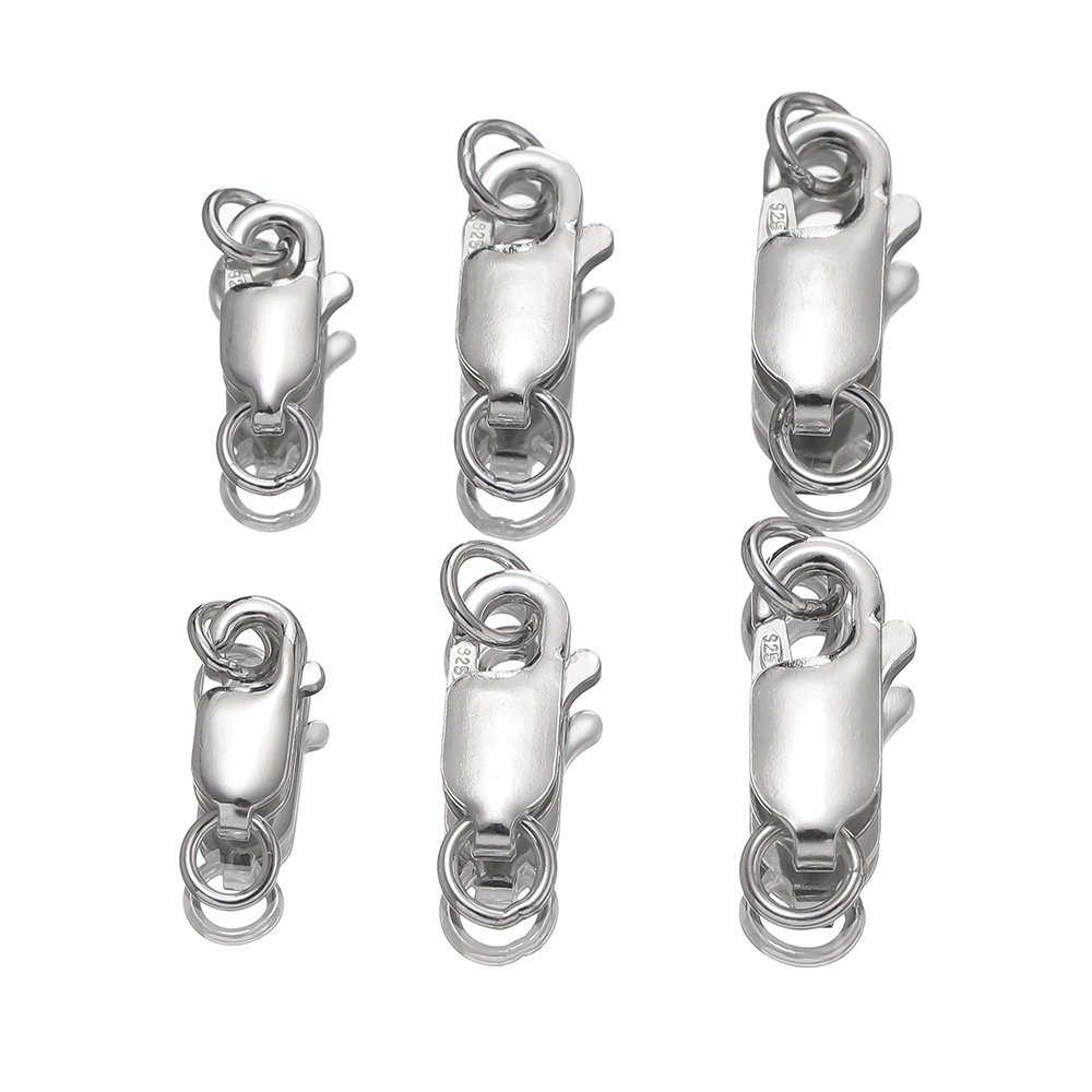Lobster Clasp Silver - 2 stuks massief zilveren kreeftgespen sieraden
