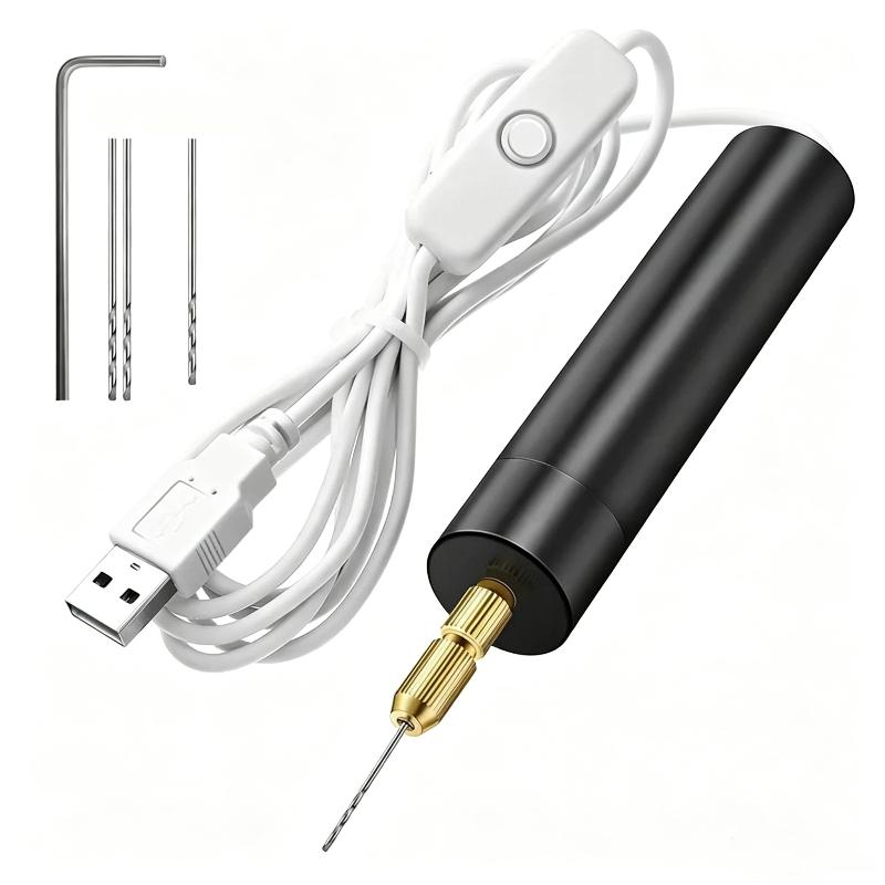 Jewelry Making Drill - 【USB-aangedreven mini draagbare elektrische boormachine met