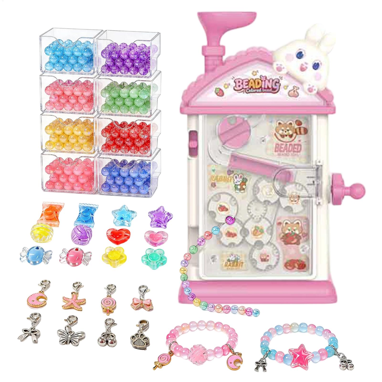 Jewelry Making Board - Armbandmaakset met 8 vakken, kleurrijke kralen,