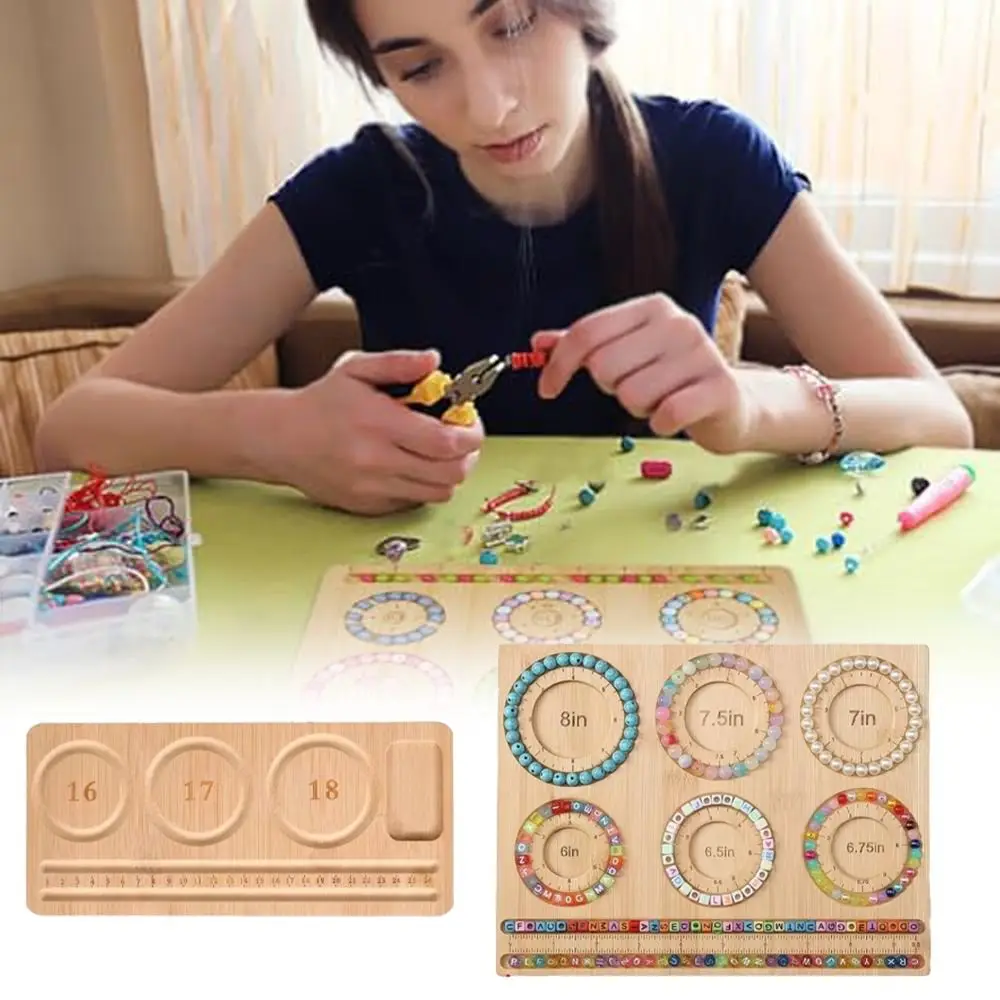 8-type houten gevlokte kralenb - Jewelry Making Board recensie en prijs