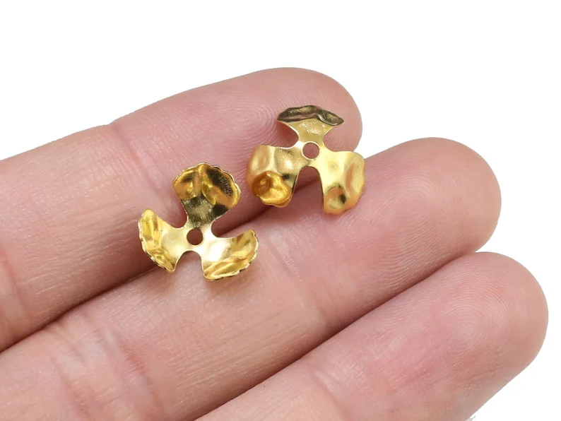 100 stuks messing kralenkapjes - Jewelry Making Gemstones recensie en prijs