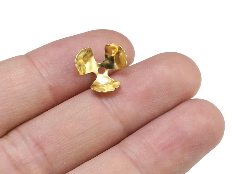 100 stuks messing kralenkapjes - Jewelry Making Gemstones recensie en prijs