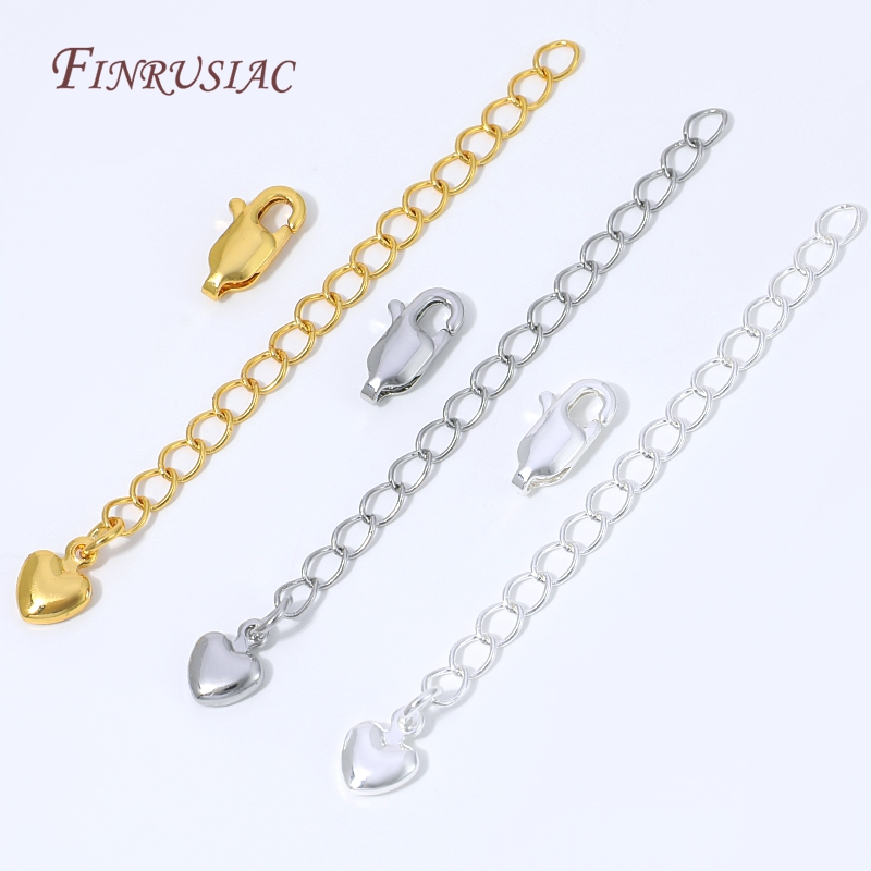 18K goud verzilverde verlengke - Lobster Clasp Silver recensie en prijs