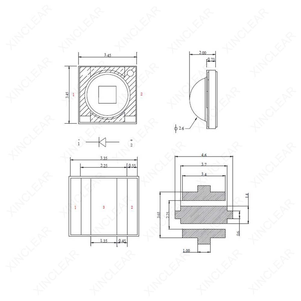 SMD3535 LED chip 1W 3W koel en - Jewelry Making Board recensie en prijs
