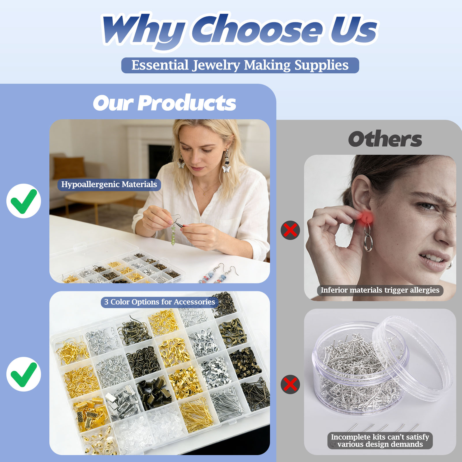 Hypoallergene oorbellenmaakset - Jewelry Making At Home recensie en prijs