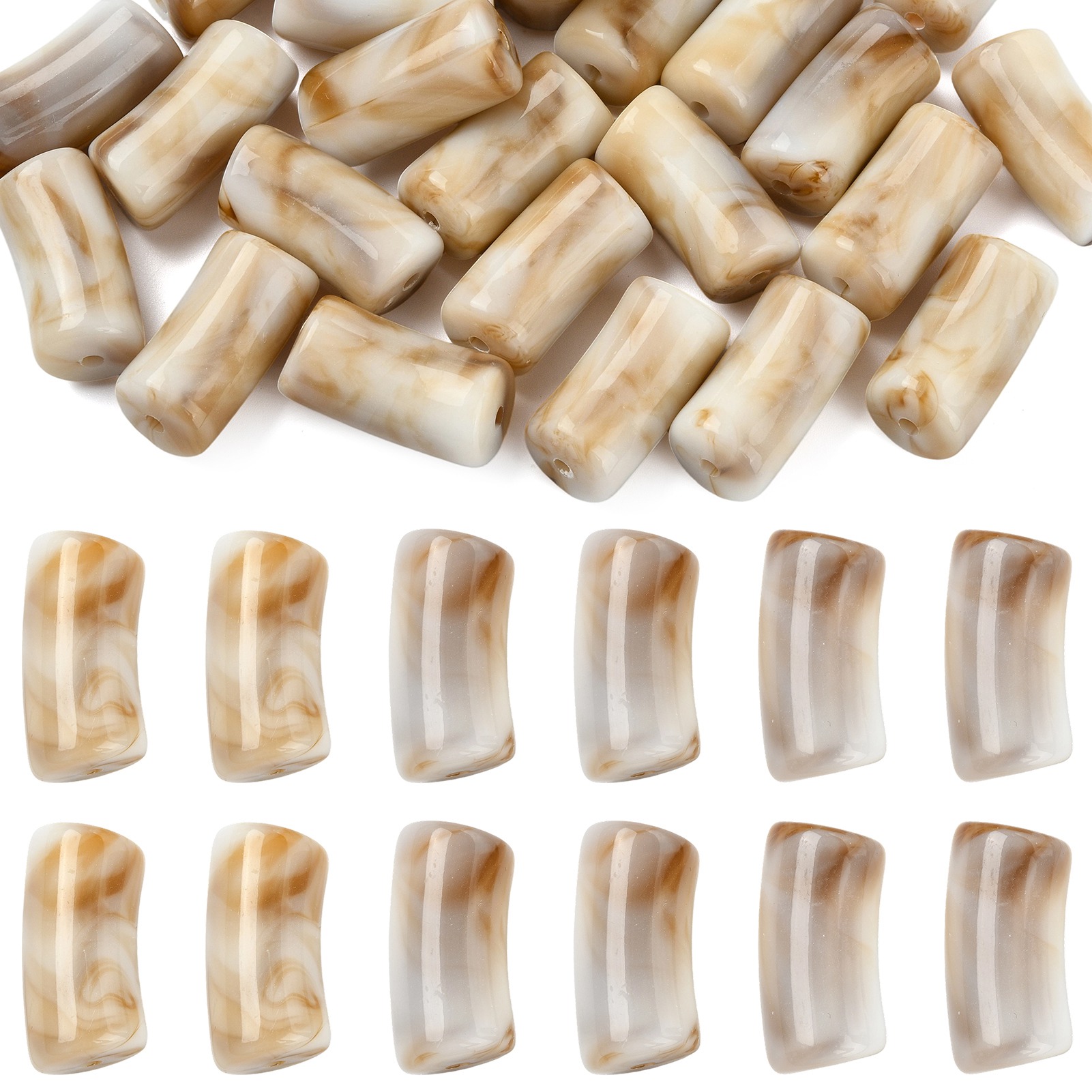30 stuks acryl imitatie edelst - Jewelry Making Gemstones recensie en prijs