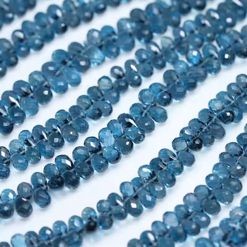 6A London blue Topaz drop face - Jewelry Making London recensie en prijs
