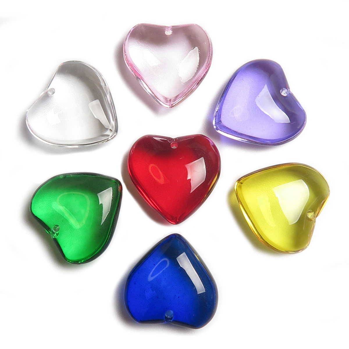 20Mm 5 Stuks Hartvorm Glossy C - Jewelry Making Drill recensie en prijs