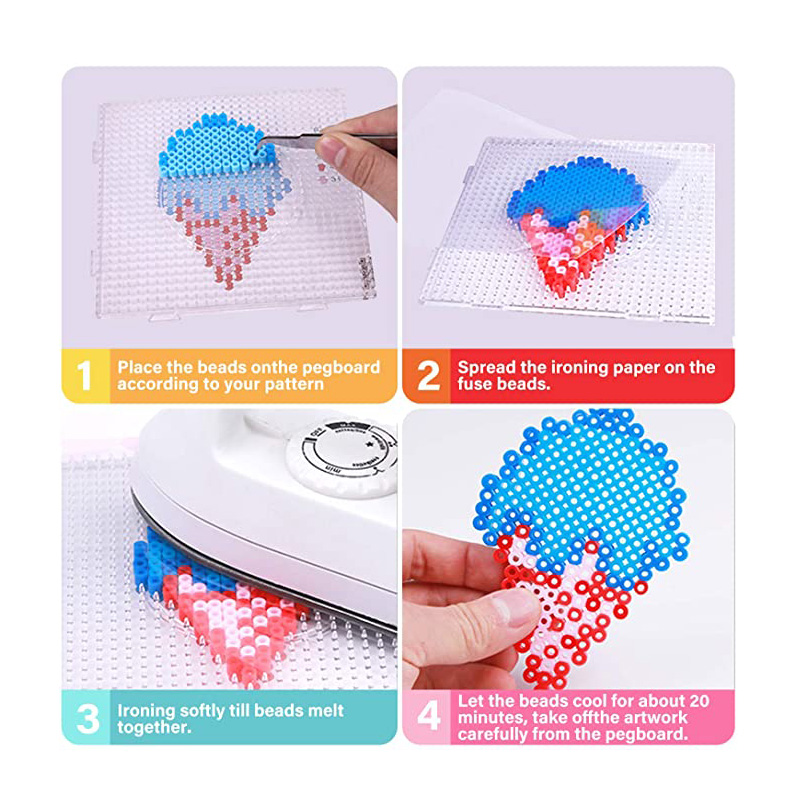4 Stuks 2.6mm Hama Kralen Vier - Jewelry Making Board recensie en prijs