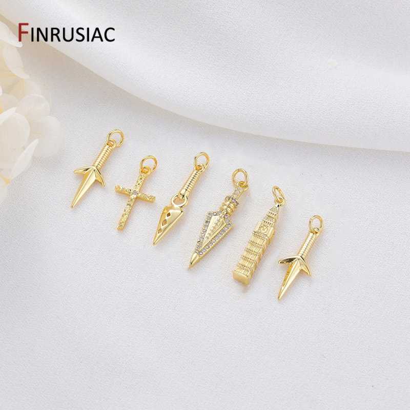 14K verguld messing kruis/Lond - Jewelry Making London recensie en prijs