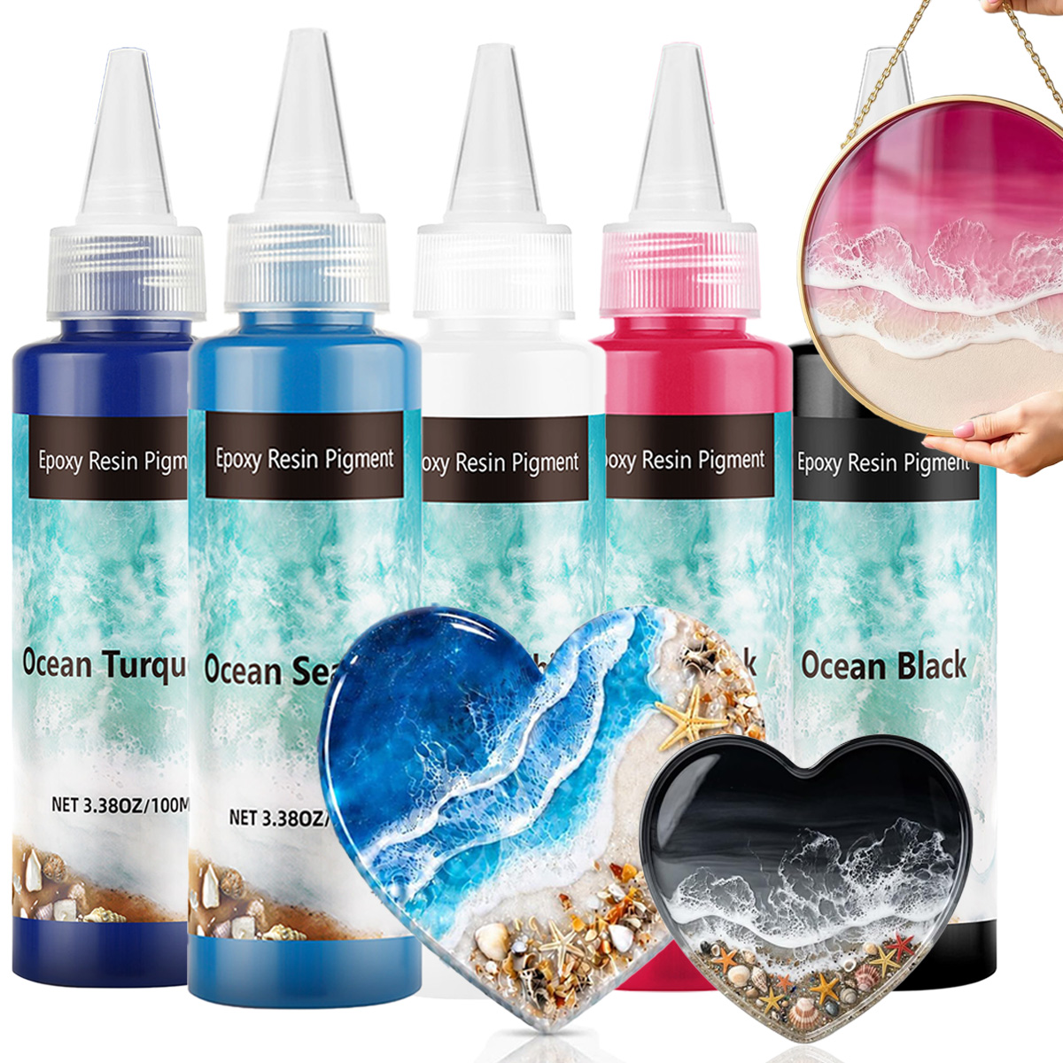 Diepblauwe epoxyhars pigmentpa - Jewelry Making Board recensie en prijs